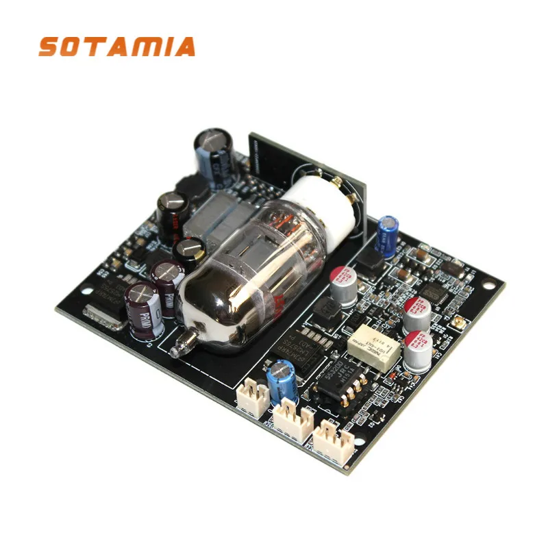 

SOTAMIA Bluetooth Audio Receiver Board CSR8675 Bluetooth 5.0 ES9018 Decod DAC GE5814 Tube Preamplifier Amplifier APTX-HD LDAC