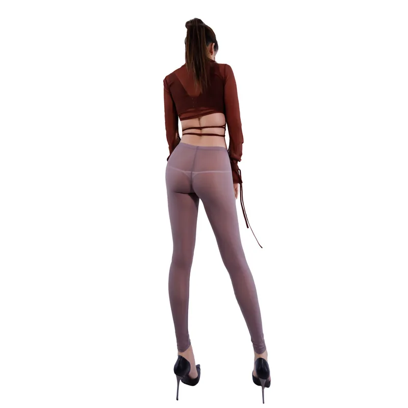 

Sports pants ultra-thin stretch popular new product see through ice mini pants sports fitness yoga pants