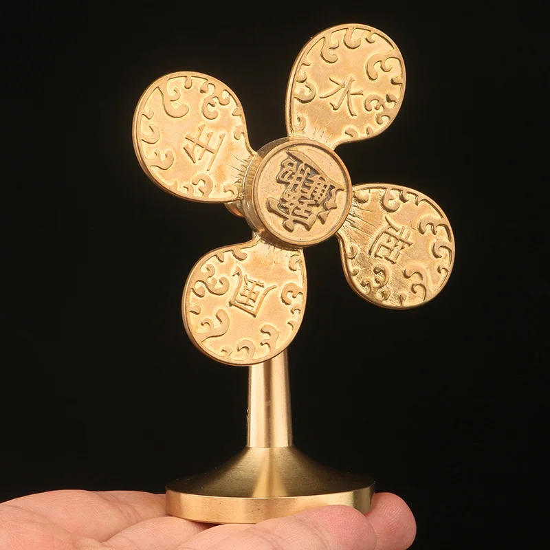 

Fengshengshuiqi, медная модель для привлечения богатства, богатства и богатства, мини-веер, счастливый подарок, подарок для рукоделия