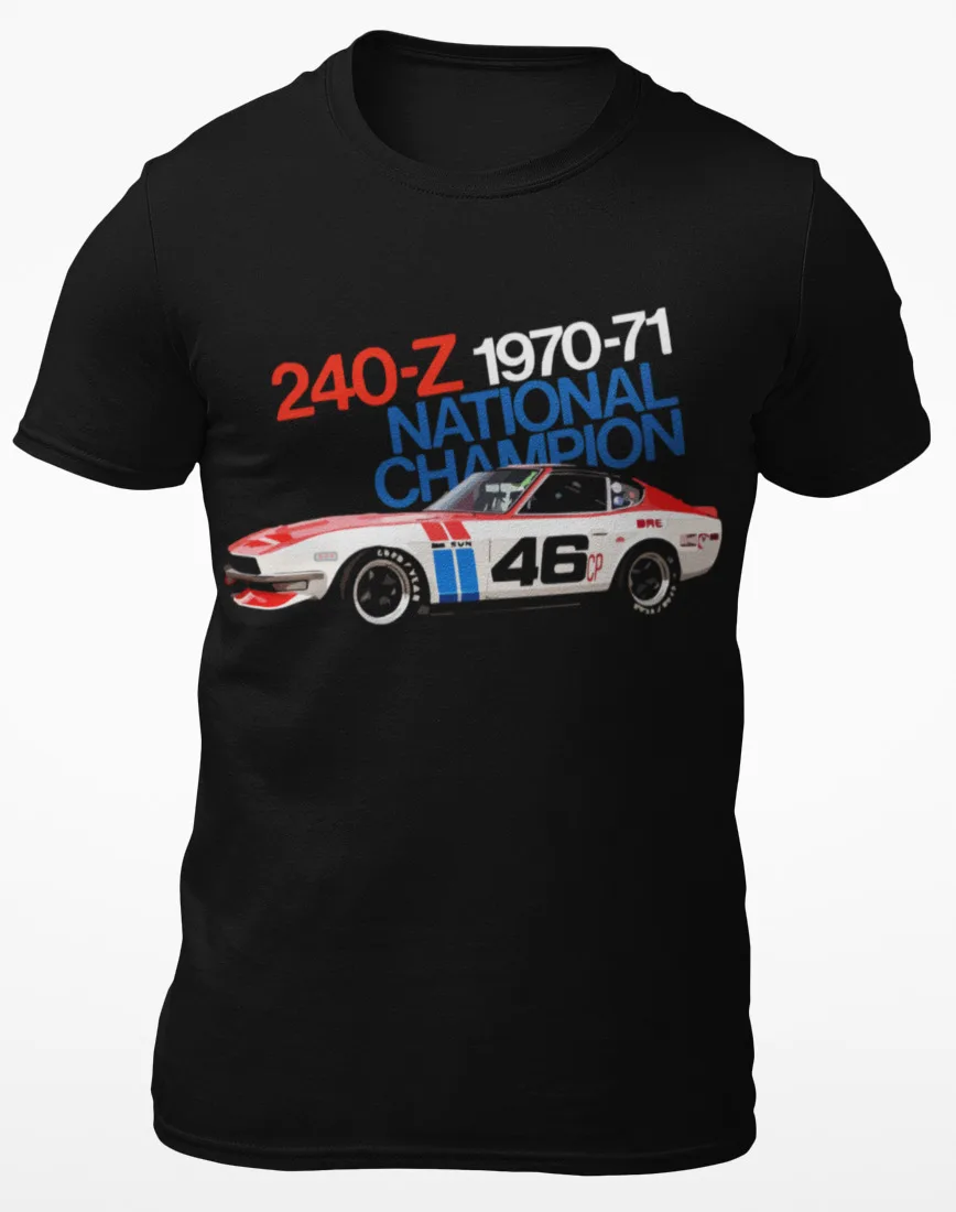 Гоночная футболка Datsun 240z 1970 1971 SCCA