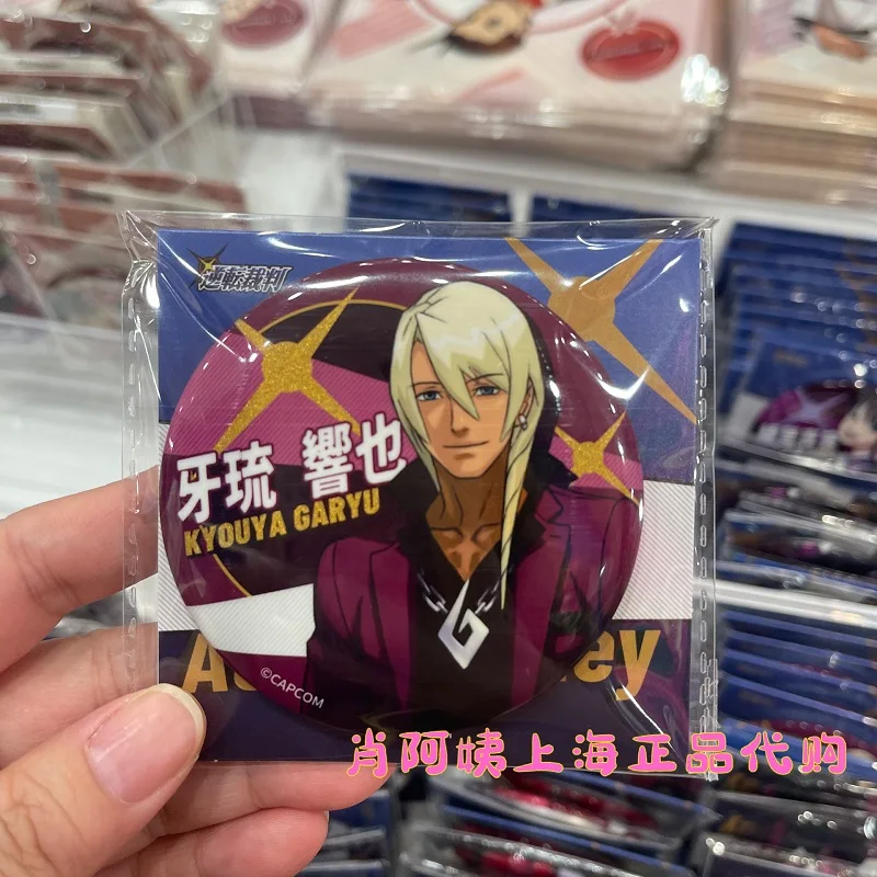 Брошь Ace Attorney Phoenix Wright Miles Edgeworth