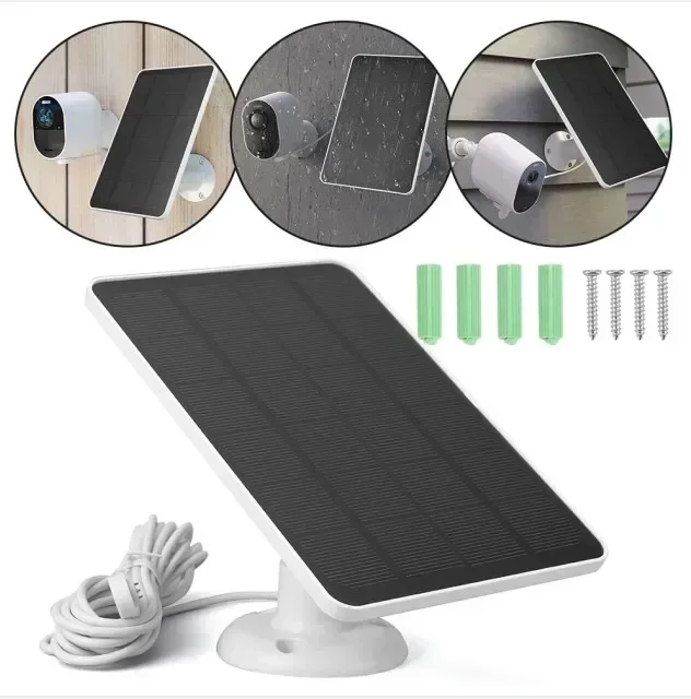 4W 5V Солнечная панель Зарядная Камера Мониторинг низкого энергопотребления