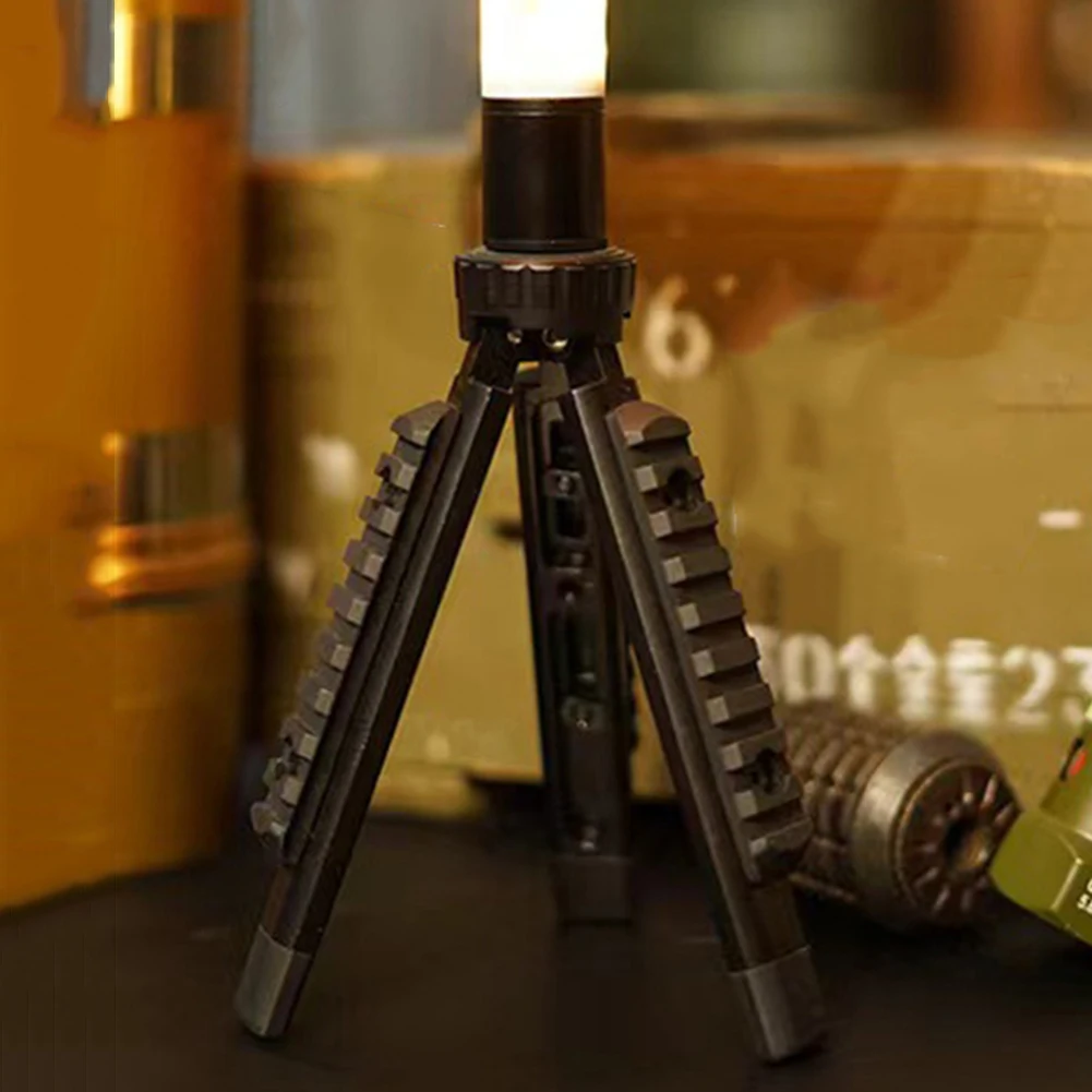 

Многофункциональный держатель для освещения, переносной алюминиевый сплав, осветительная база для кемпинга, походов, пешего туризма, аксес...