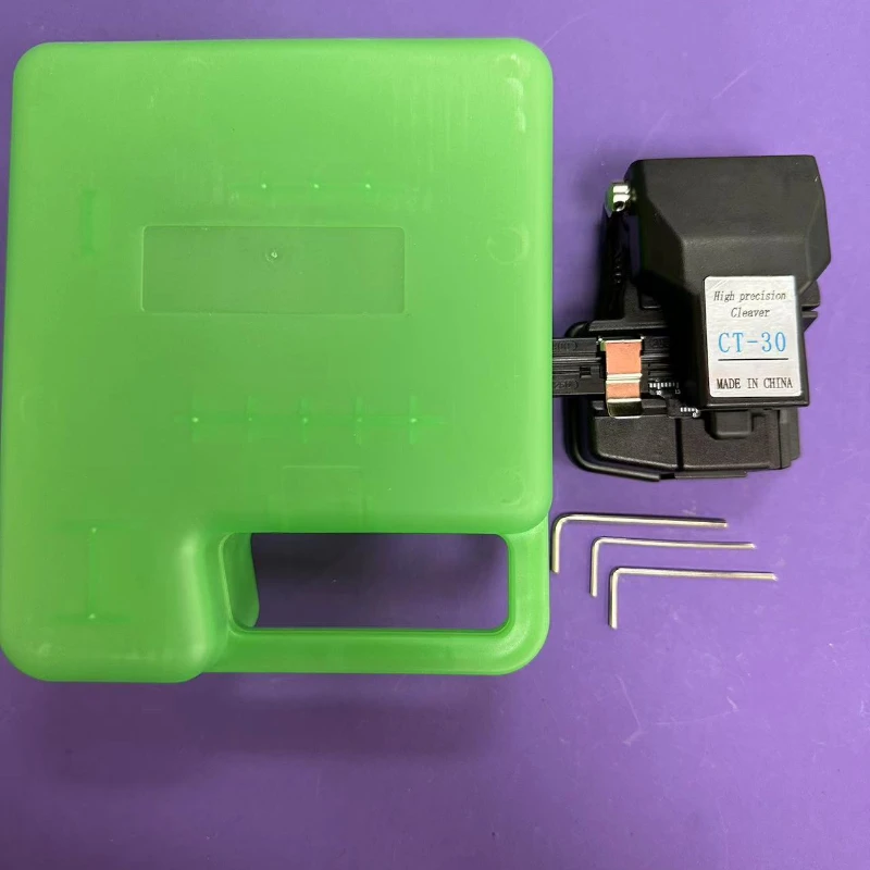 CT-30 Fiber Cleaver High Precision Cleaver with Case Optical Fiber Cutting Knife CT-30 Fiber Cleaver Made In China