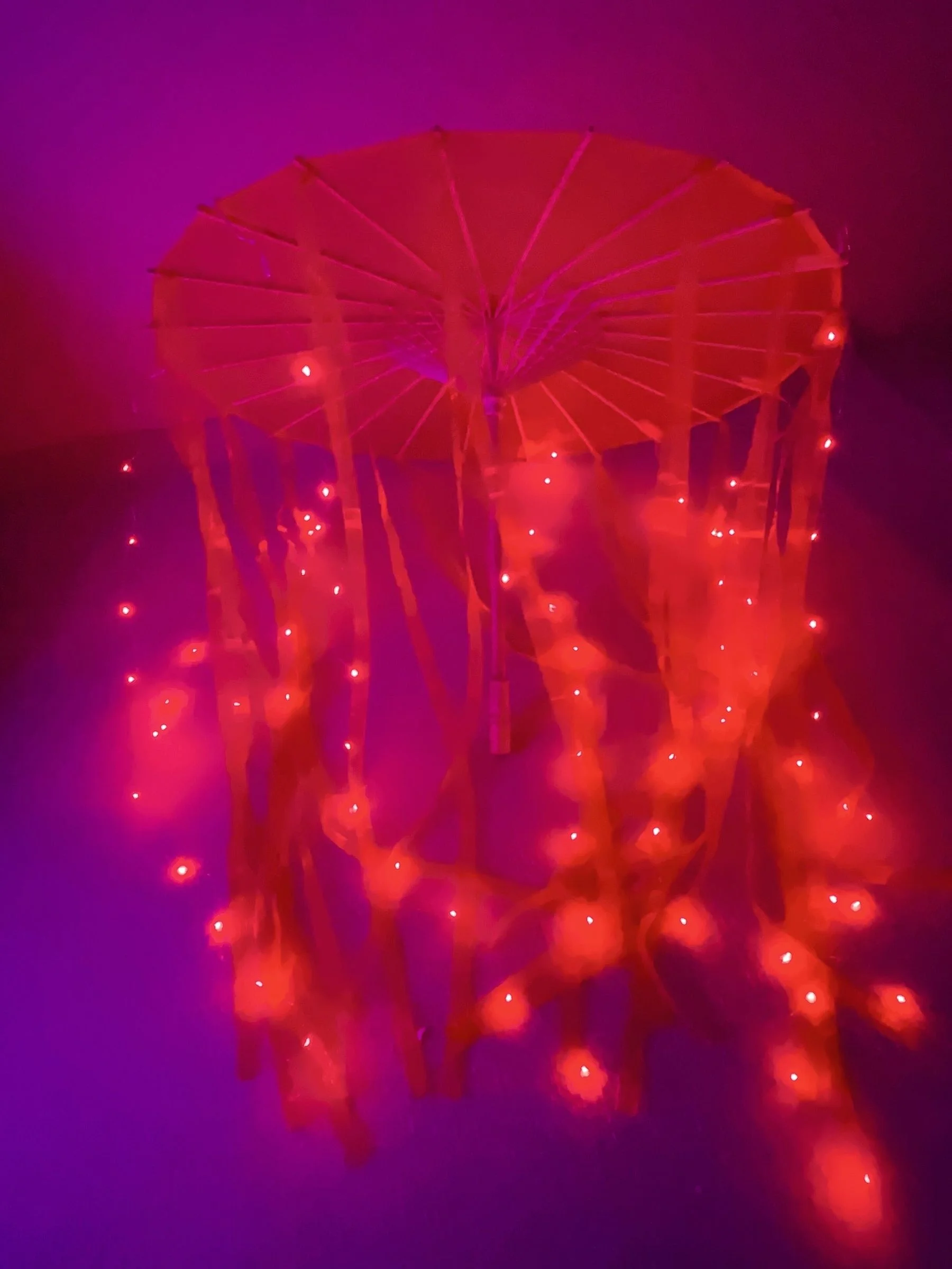 

Ручной зонт Aprilis Garden фиолетовый шелковый