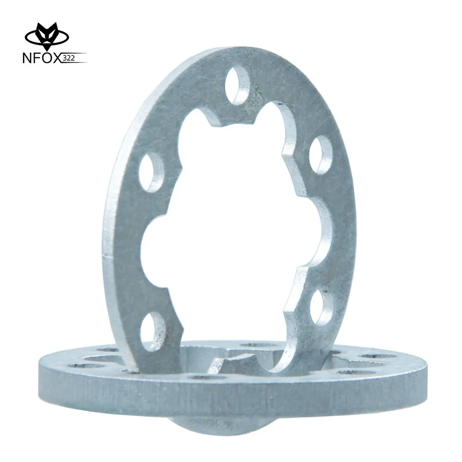 

E-Bike Bike Electric Scooter Brake Pads Gasket Spacer Six Holes Disc Washer Wheel 2.5 4 Mm Aluminium 8 10 12 Inches Refit Part