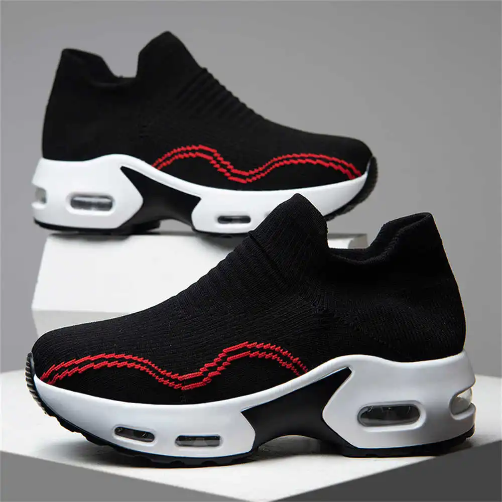 

Женские Дизайнерские кроссовки в сеточку без шнуровки, женская обувь большого размера для бега и спорта, уникальные специальные кроссовки высокого уровня YDX2