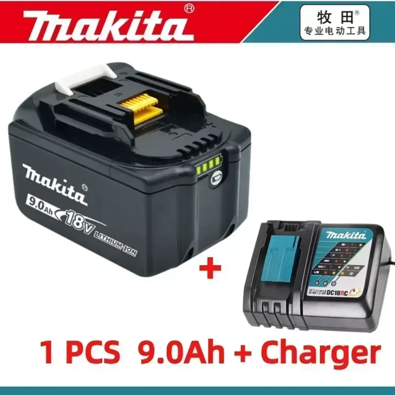 Аккумулятор 100% оригинальный Makita планшетоны для литиевых батарей 9 0 AH/6 Ah 18V BL1860B