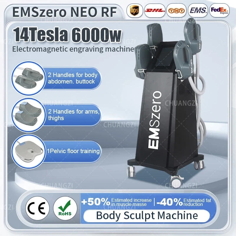 

Emszero Neo 14 Tesla 6000W Hi-emt EMS Body Sculpt Muscle Machine Stimulate Slimming Nova Pelvic Floor Equipment