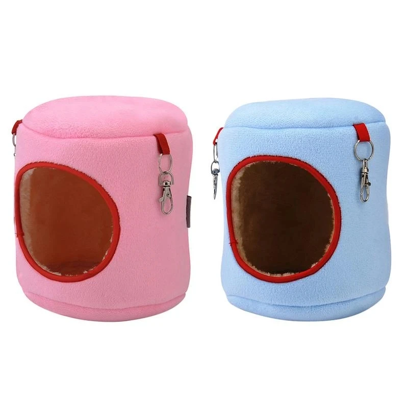 

Hot Hamster Cage House Cylindrical Hanging Nest Cute Hammock Cotton Bed for Small Pets Hamsters Squirrel Guinea Pigs Chinchillas