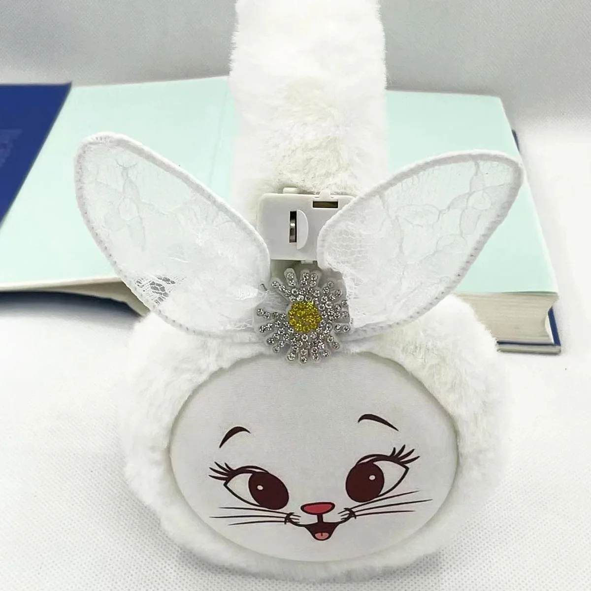 

Милые Мультяшные наушники маленький кролик для мальчиков и девочек студенческие Детские наушники зимние теплые наушники для взрослых утеп...