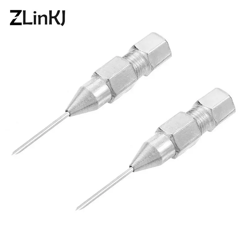 

2Pcs Removable Needle Nose Grease Head Grease Nozzle Grease Accessories Sealed Bearing Needle Nose Grease Dispenser