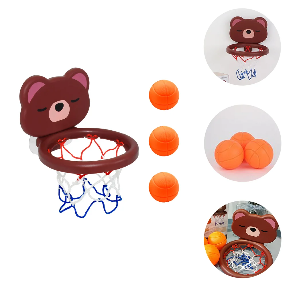 

Basketballbath Hoopgame Kids Bathtub Playset Shooting Mini Indoor Bathroom Baby Set Playthingsballs Water Toddler Goal Shower