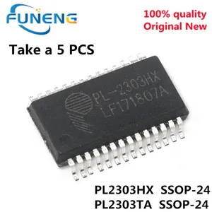 5PCS PL-2303HX PL-2303 PL2303HX PL-2303TA PL2303TA PL2303 SSOP-28 New original IC In Stock