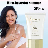 hot selling sunscreen whitening waterproof anti sweat anti ultraviolet summer must have body face sunblock cream spf50