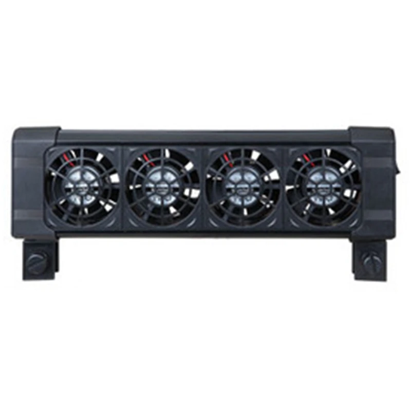 

Fish Tank Cooling Refrigeration Fast Cooling Cooling Fan Mini Thermostat Clip Cooler Thermostat (US Plug)