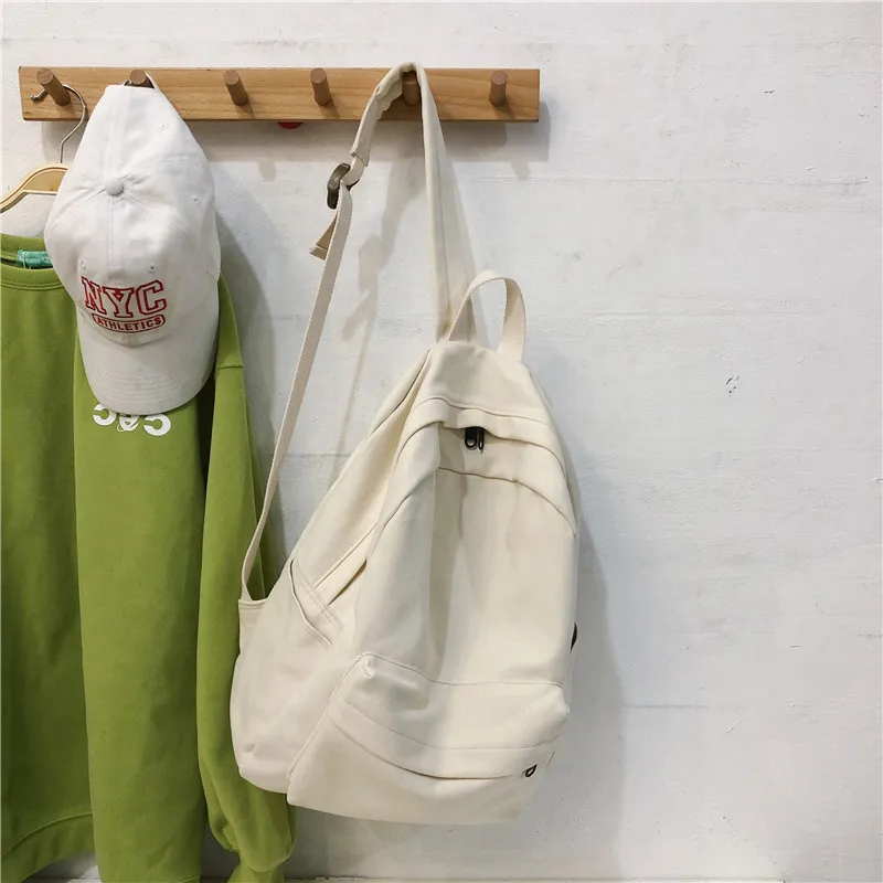 Casual Backpack Fashion Simple And Versatile Campus Wind Students Shoulder Backpack High School Students Shoulder Bag