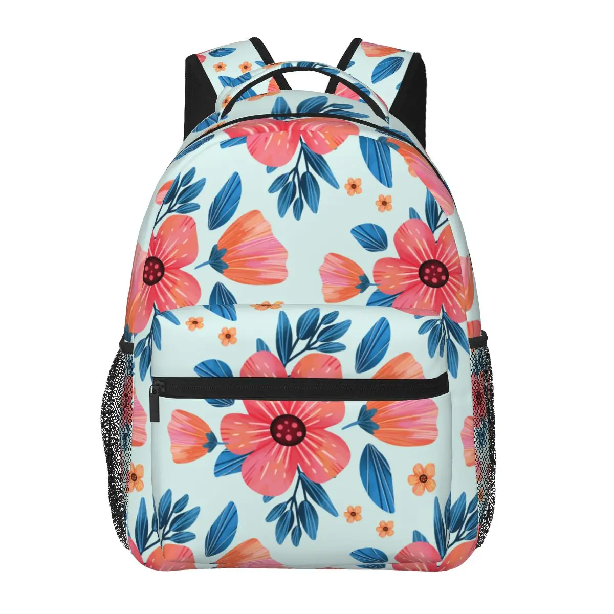 

Children Backpacks School Bag For Boys Floral Leaves Teenagers Schoolbag Student Bookbags