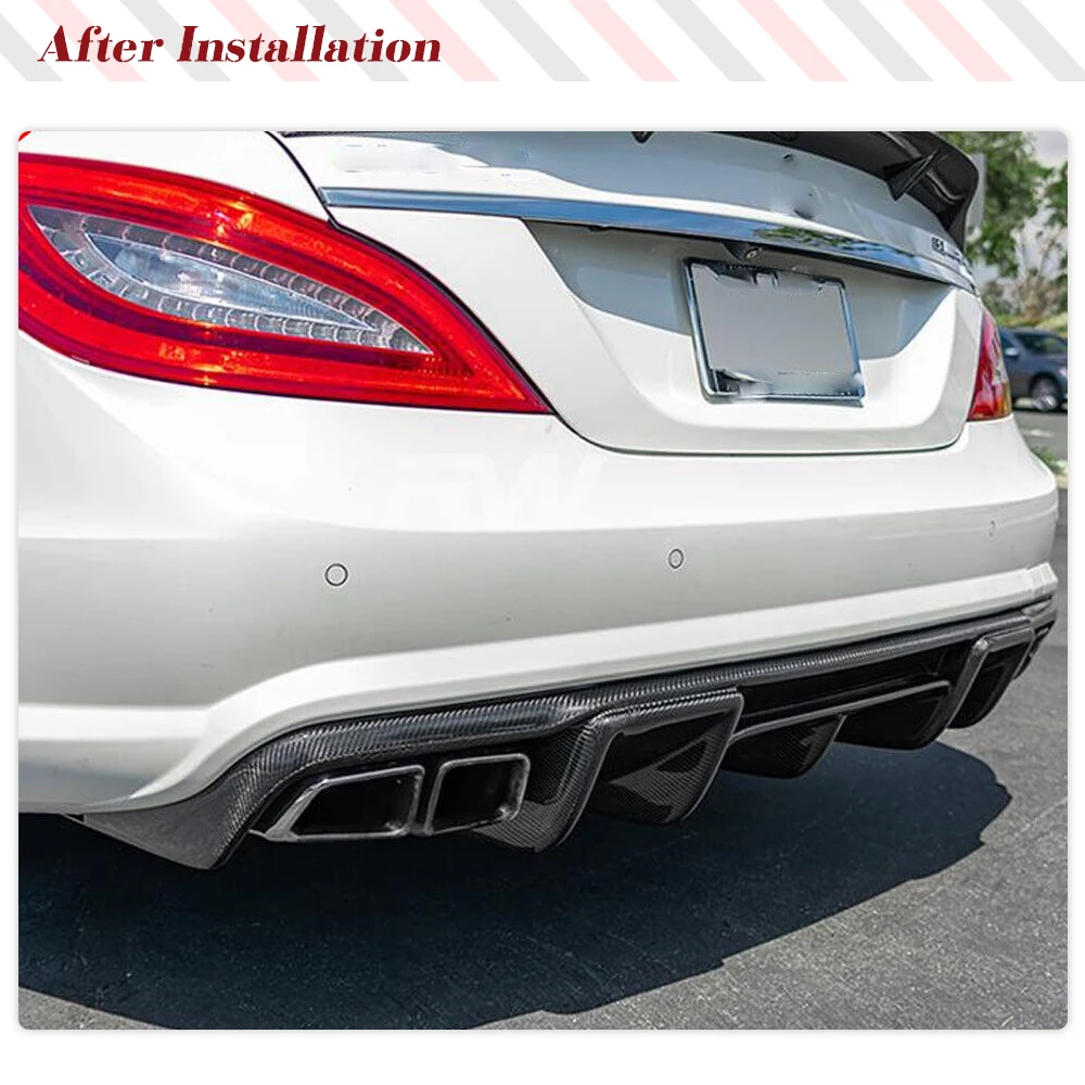 Задний диффузор автомобиля подходит для Mercedes Benz CLS Class W218 CLS550 Sport CLS63 AMG Sedan 2011-2014