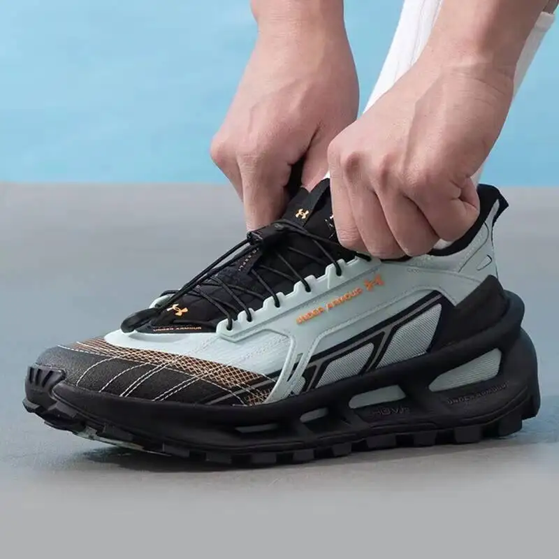 Фото Мужские и женские низкие кроссовки Under Armour для активного отдыха UA Explore, дышащие, для бездорожья, повседневные спортивные кроссовки 6012791-477 №2