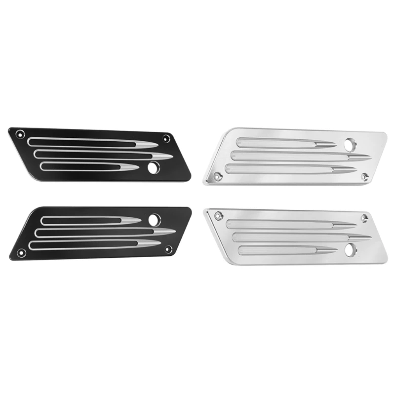 

Professional Hard Saddle Bag Saddlebag Cover Face Decorative Covers Motorbike Spare Part Quick Fixing 2-piece/set