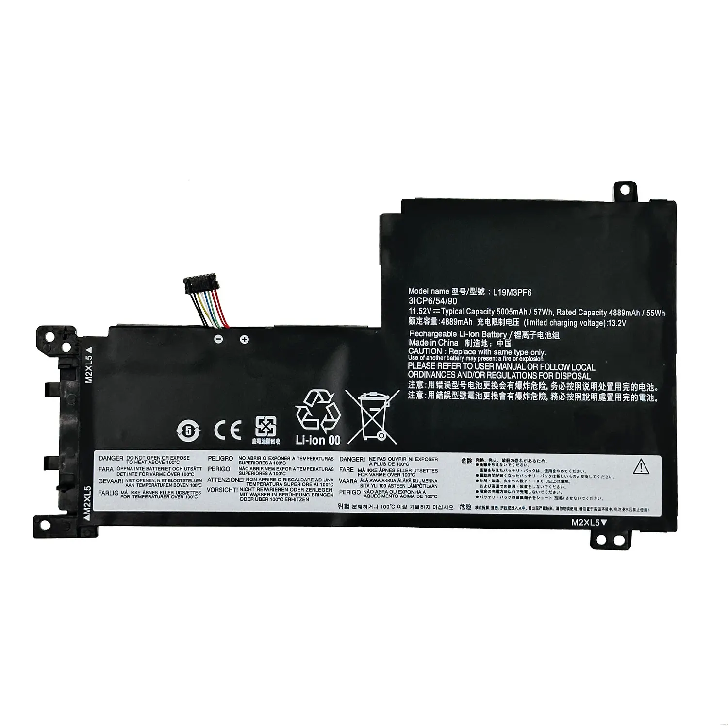 DXT Новый аккумулятор для ноутбука L19C3PF6 L19D3PF3 L19C3PF4 L19M3PF6 L19L4PF1 Lenovo Ideapad 5-15IIL05 81YK 5-15ARE05