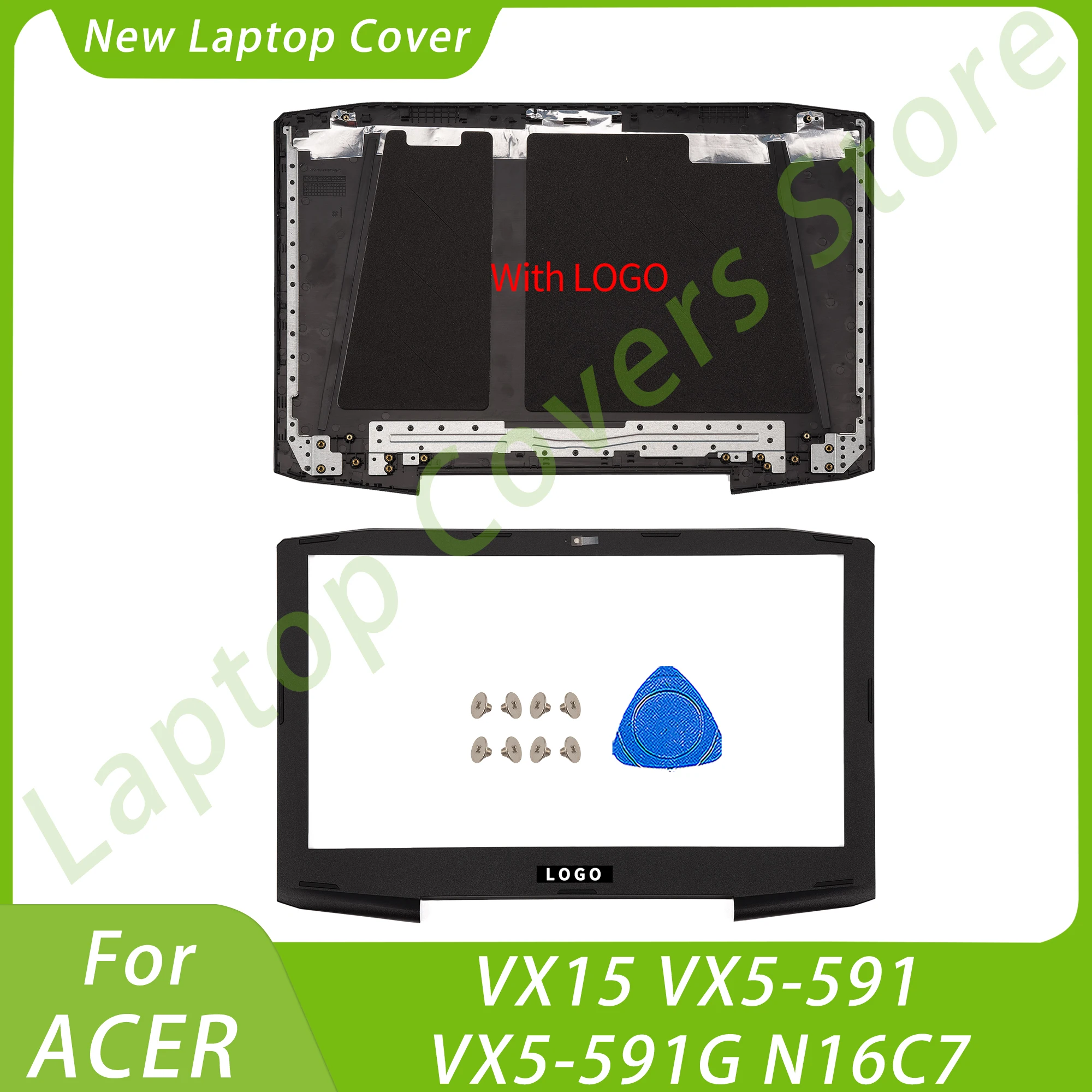Новая задняя крышка для ACER VX15 VX5-591 N16C7 LCD, запасные части для ноутбука черного цвета