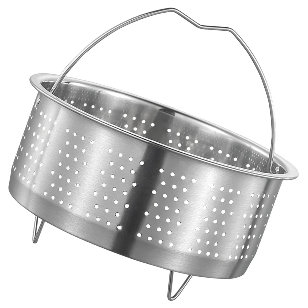 

Bun Steamer Stainless Steel Rice Rack Pots Basket Round Steaming Cooking Utensils Cooker