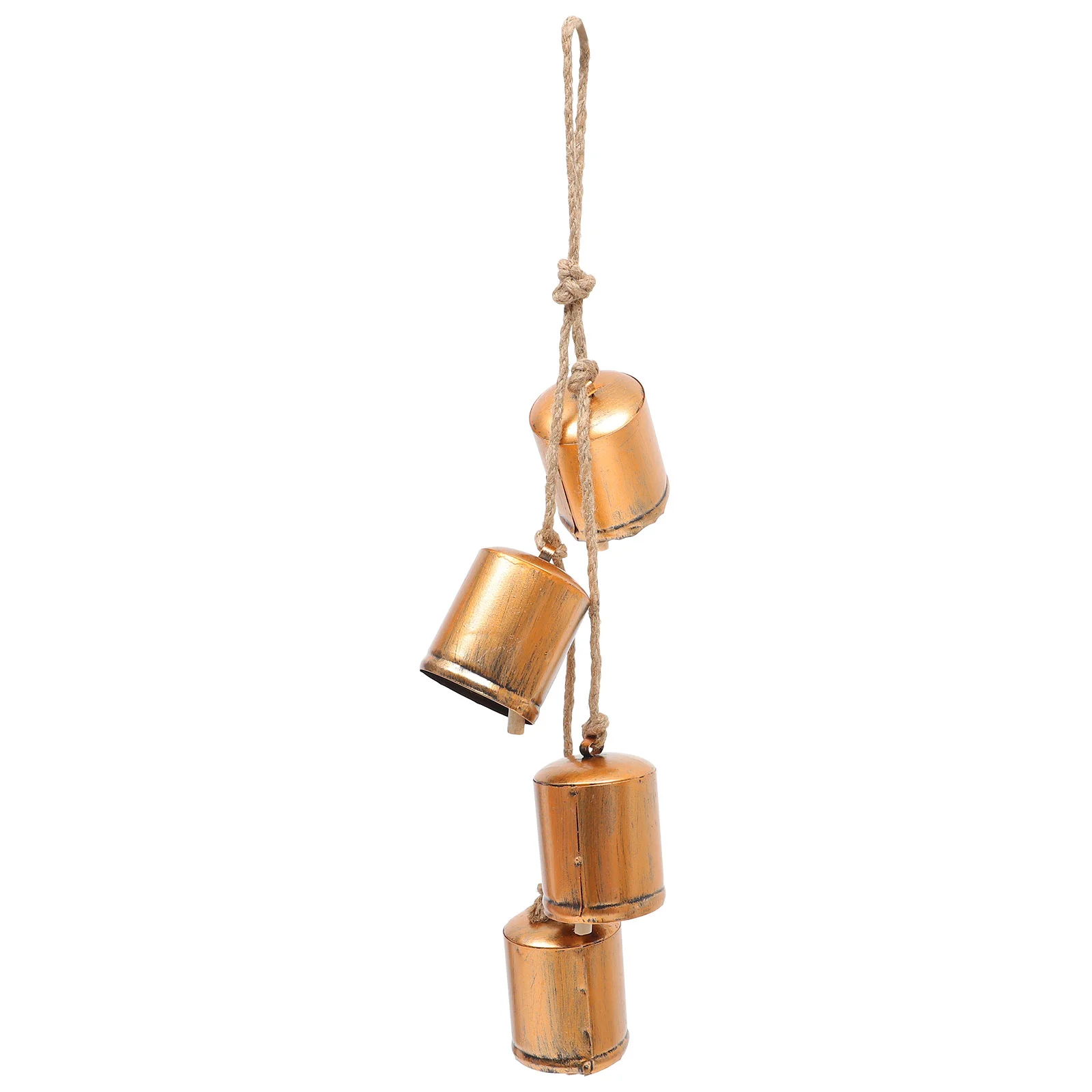 

Metal Cowbell Christmas Decorations Church Wind Chimes Fengshui Outdoor Unique Rope Hanging