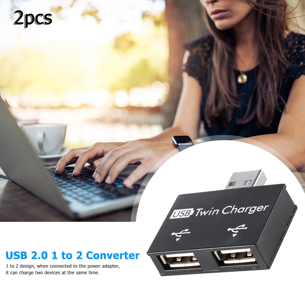 

2 шт., переходники с 1 на 2 порта USB 2,0