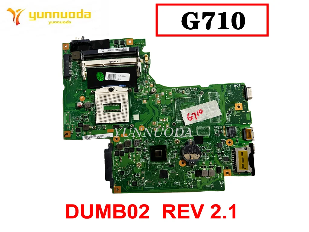 

Оригинальная материнская плата для ноутбука Lenovo G710, пельмень 02 REV 2,1, протестирована, хорошая Бесплатная доставка