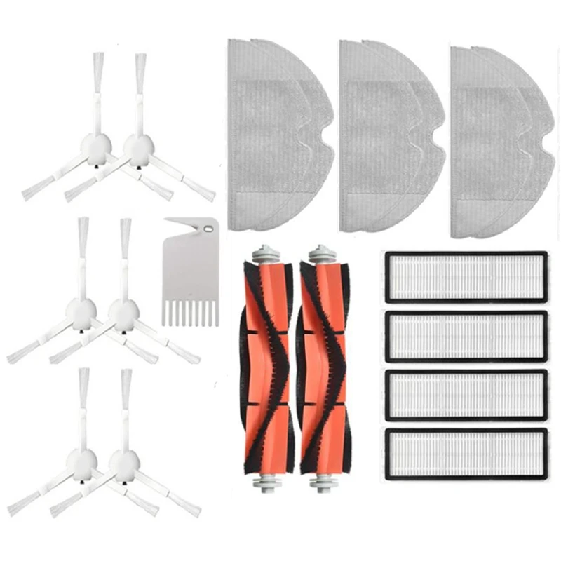 

Side Brush + Hepa Filter + Mopping Cloth For Xiaomi 1C 1 C Sweeper Robot Vacuum Mop Mijia C1 Accessories (19 PCS)