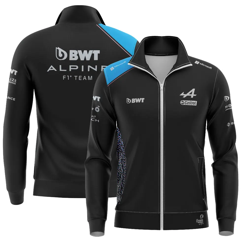 

Men's F1 racing team jacket, big spring and fall sports coat ritsleting, new season Sweatshirt Formula One