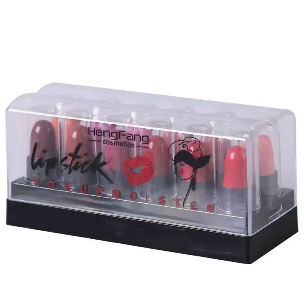 

12 Colors Set Mini Waterproof Lip Lipstick Women Girls Portable Makeup Lipstick Lip Balm Moisturizer