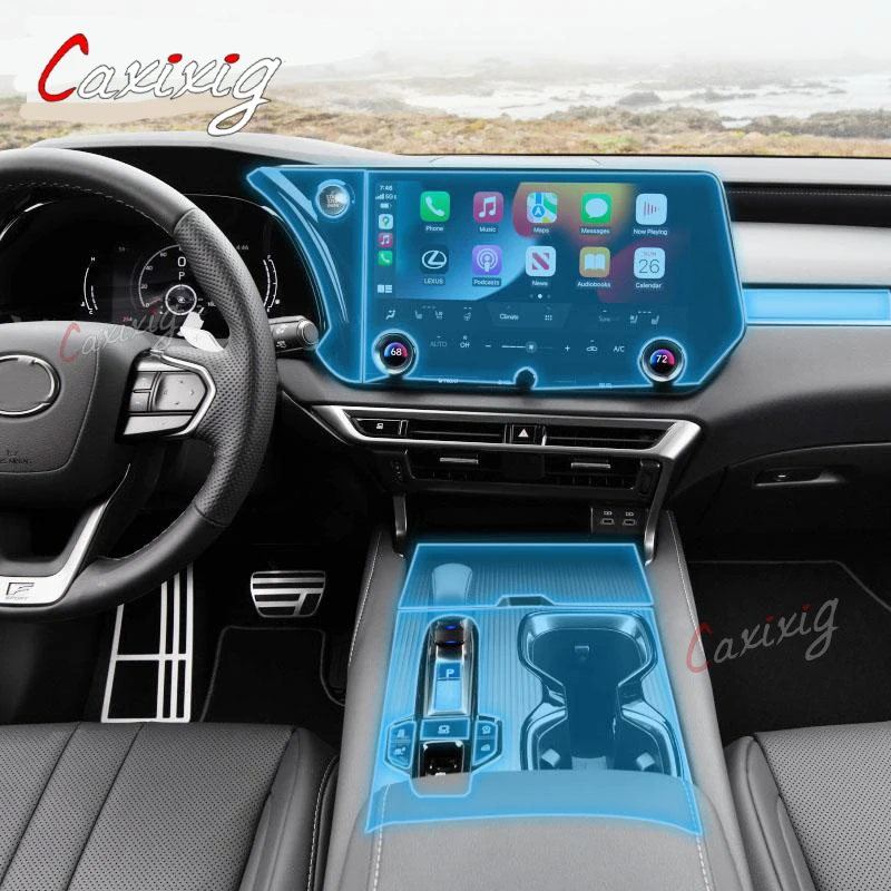 Прозрачная защитная пленка для салона автомобиля Lexus RX 350 450 500 2023