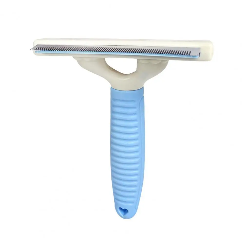 

Good Pet Comb Fur Remover Massage Dematting Tool Lightweight Pet Grooming Brush Non-Slip for Small Animals