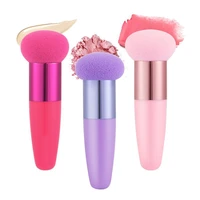 1pc women mushroom head foundation powder sponge beauty cosmetic puff face makeup brushes tools with handle