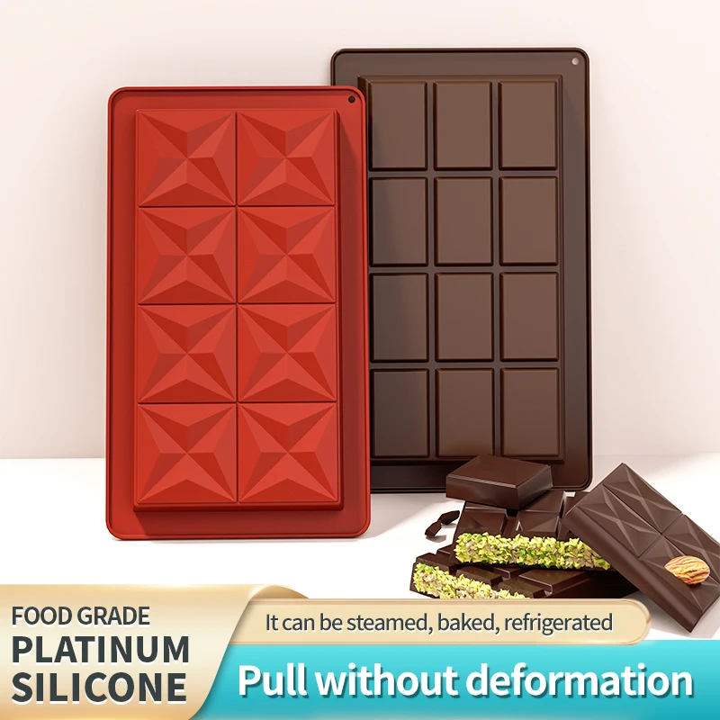 Шоколадные батончики Deep Dubai без липкой толщины наполненные силиконовыми формами