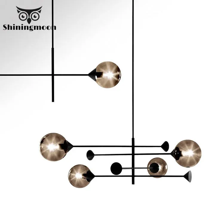 

Nordic Luxury Crystal Glass Chandelier Lighting Modern Industrial Bar Kitchen Hanging Lamp Home Decor Lustre Ceiling Chandeliers