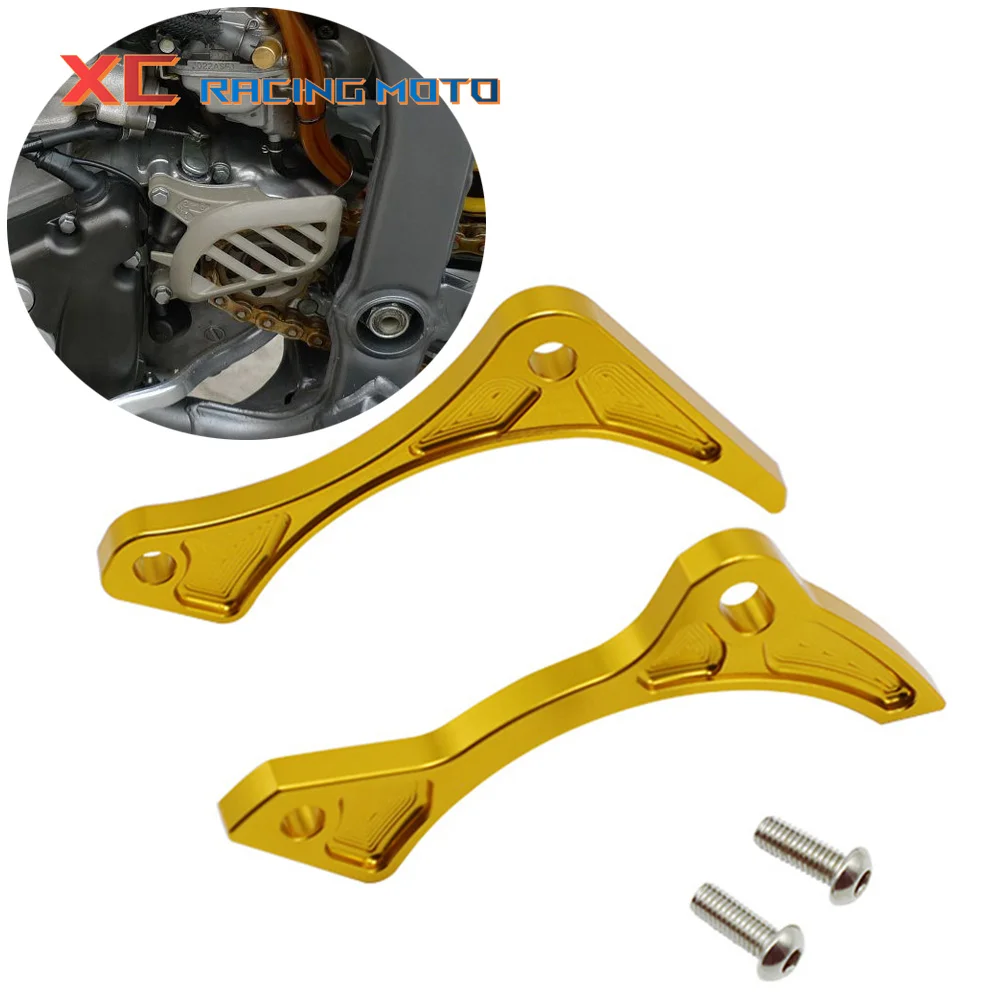 

CNC Engine Plate Guard Case Saver Chain Sprocket Protector For Suzuki RMZ 450 RMZ450 2005 2006 -2019 RMZ 250 RMZ250 2007-2019