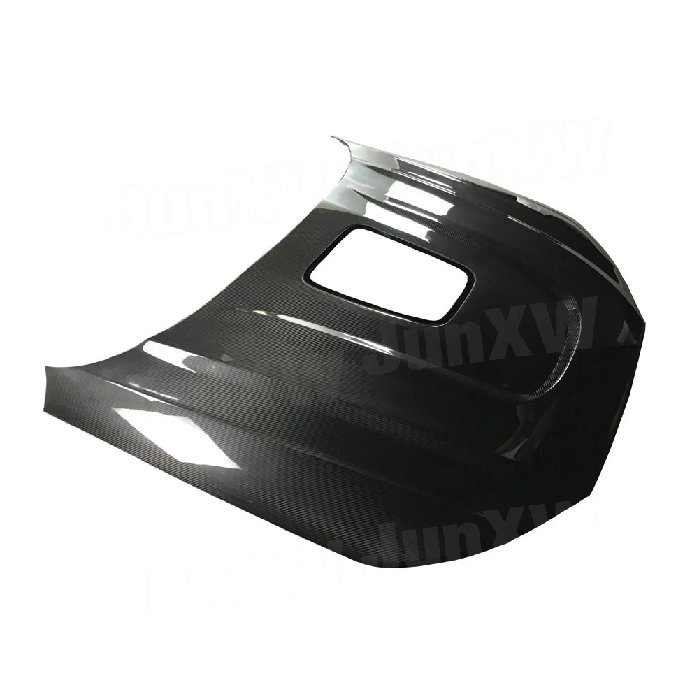 Сухой карбоновый передний капот автомобиля из углеродного волокна прозрачный