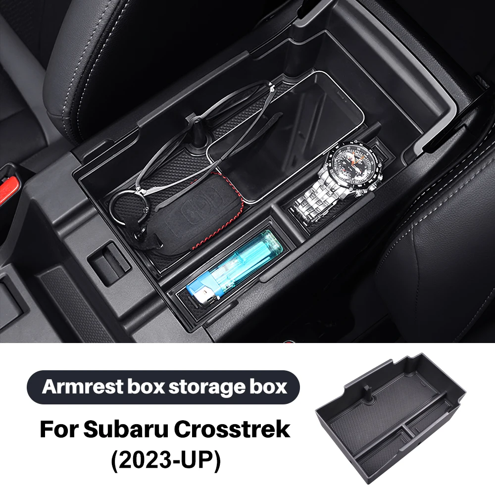 

Центральный ящик для хранения в подлокотнике для Subaru Crosstrek 2024 2025 Subaru Impreza, держатель для ящика, лоток-органайзер, аксессуары из АБС-пластика