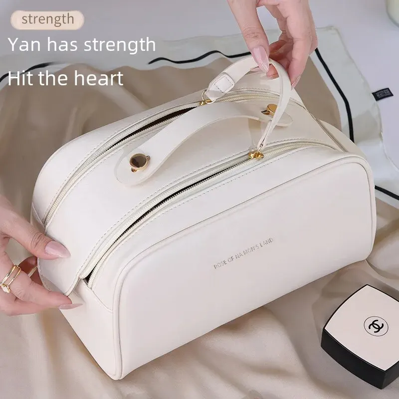 Высококачественная Женская портативная дорожная косметичка большой ...