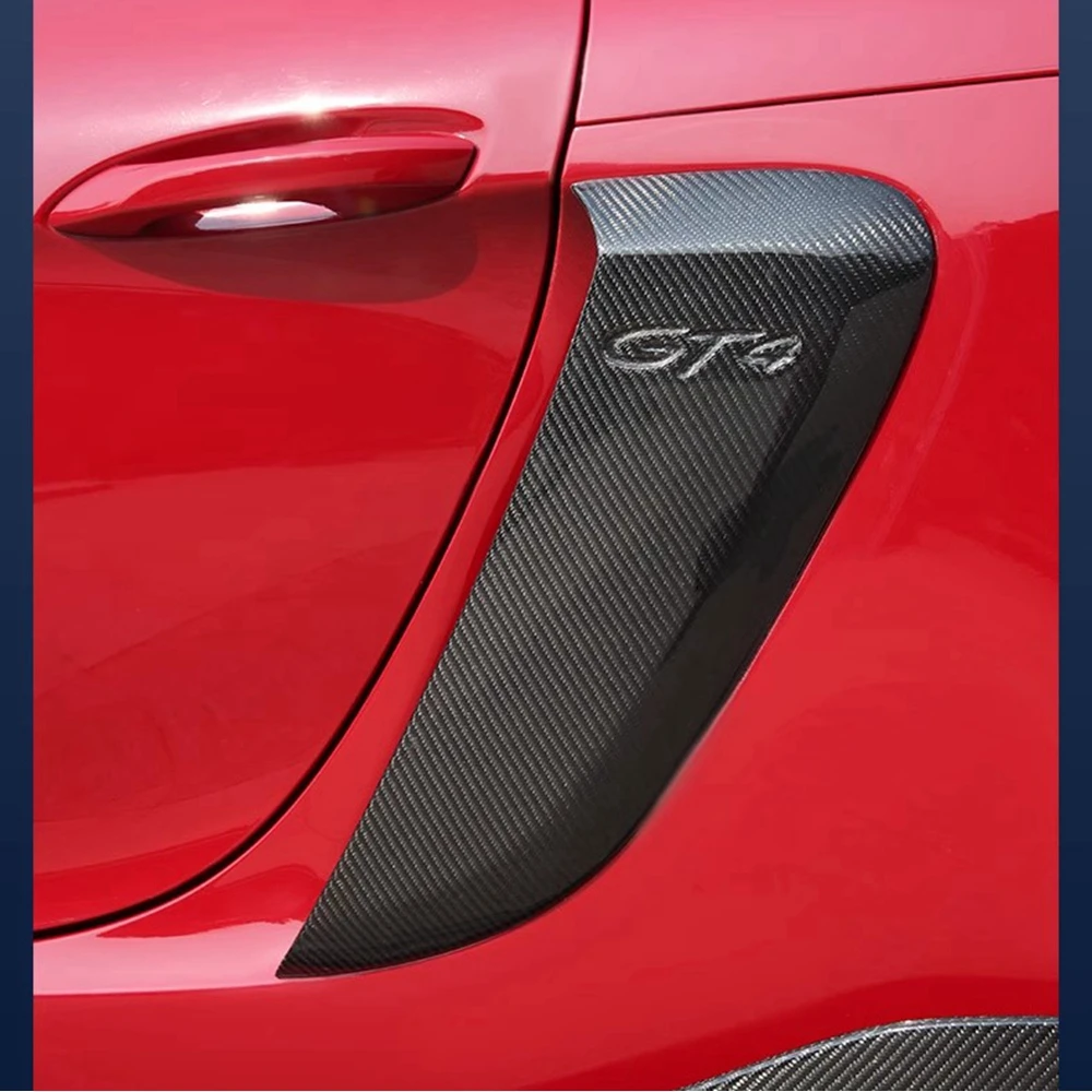 Для Porsche 718 981 Boxster Cayman GT4 стильный комплект из углеродного волокна для кузова