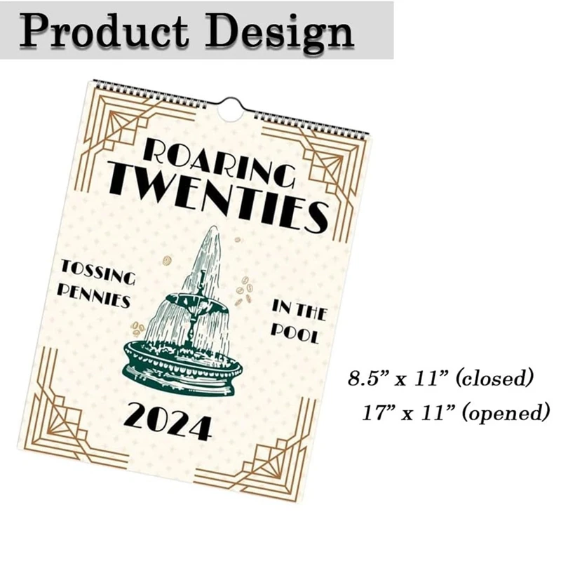 Календарь 2024 года календарь на 12 месяцев настенный подвесной планировщик для