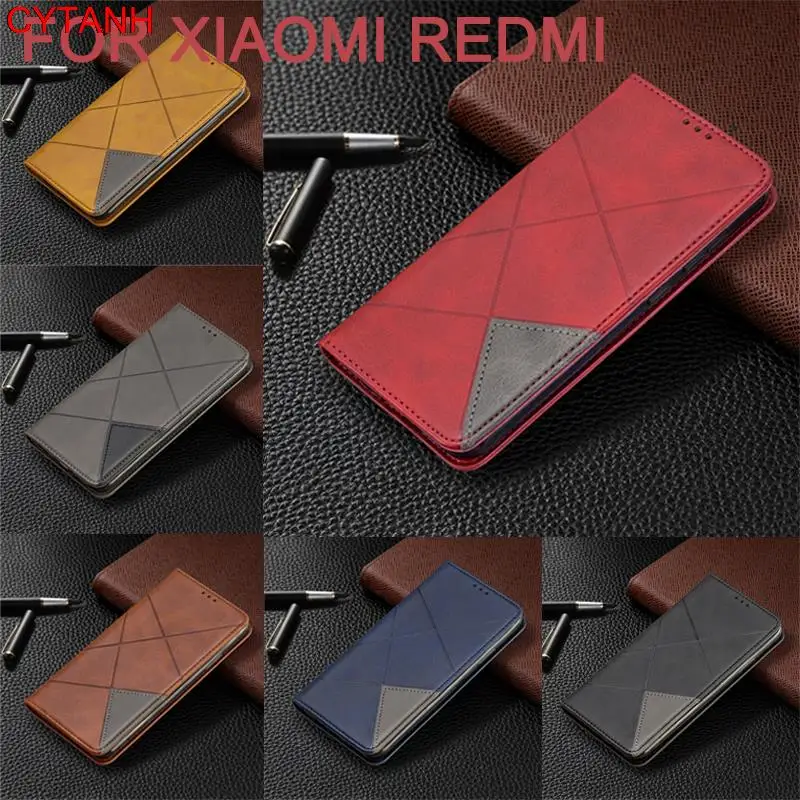 Роскошный мягкий кожаный чехол-книжка с бумажником для Xiaomi Redmi 7 7A 8 8A 8T 9 9T 10X Note 7 8 9 10 Pro 9S Max, чехол с подставкой