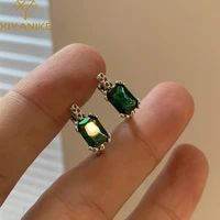 xiyanike original green zircon hoop earrings for women girl luxury korean fashion vintage ear jewelry gift party %d1%81%d0%b5%d1%80%d1%8c%d0%b3%d0%b8 %d0%b6%d0%b5%d0%bd%d1%81%d0%ba%d0%b8%d0%b5