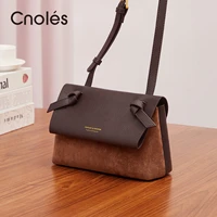 cnoles brand vintage women shoulder bags small square bag 2022 autumn winter luxury brand crossbody messenger bags new
