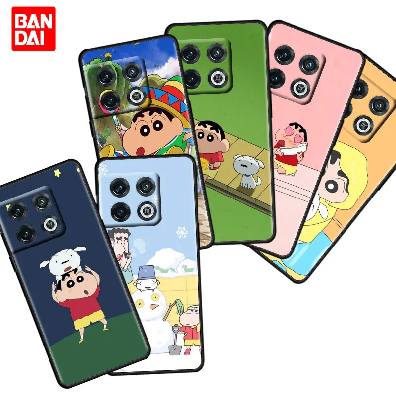 

Cover Case for OnePlus 8 9 10 8T 9R 9RT Pro 9Pro 10Pro Nord CE N200 2 N100 N10 5G Matte Japan Funda Crayons Shin-Chan Anime
