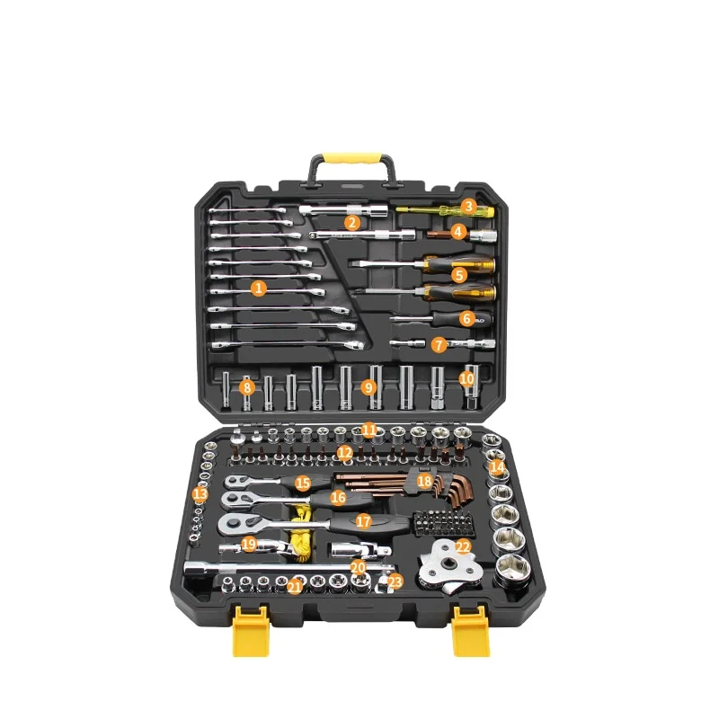 

140-piece Small Mechanical Box Tool Set for Auto Repair